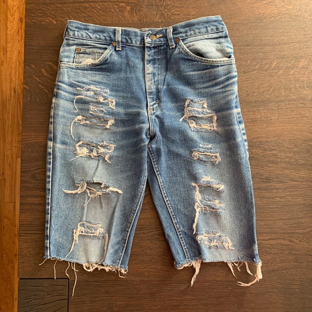 Lee VINTAGE distressed shorts
